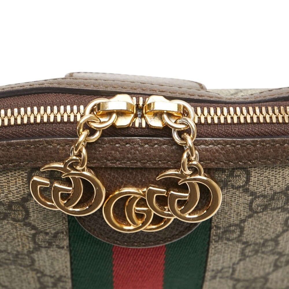 GUCCI Brown Leather Shoulder Bag - Picture 11 of 15